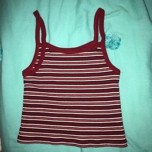 Brandy Melville Striped Halter Top